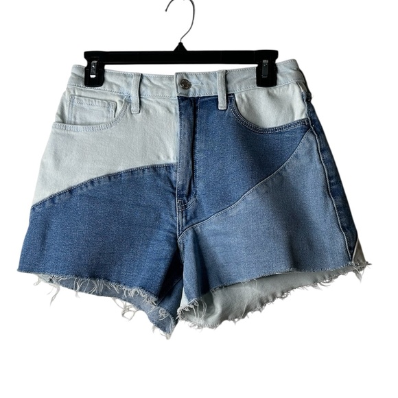 Hollister Pants - Hollister Blue and Light Blue Jean Shorts